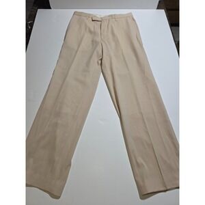 Hugo Boss Mens Trouser Pants Beige Size 48 Straight Casual‎ Fit Classic Look